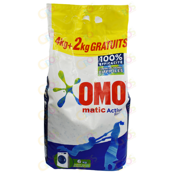 Lessive en poudre automatique 6Kg - OMO