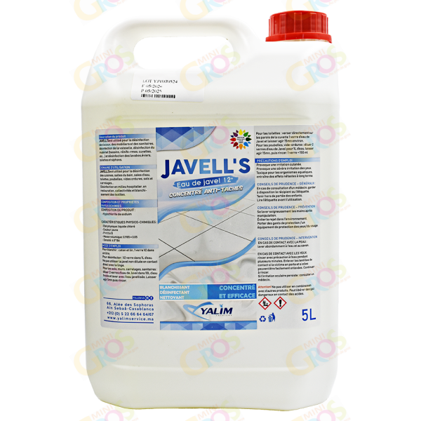 Eau de Javel 5L - YALIM