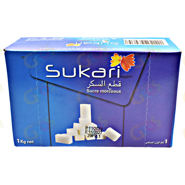 Sucre morceaux 1Kg - SUKARI