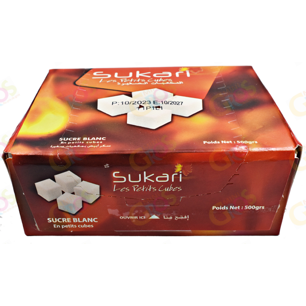 Sucre blanc en petits cubes 500g - SUKARI