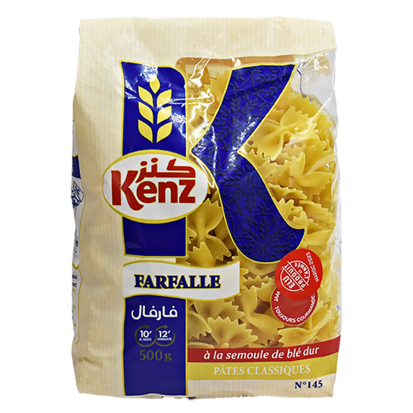 Pâtes Farfalle 500g - KENZ