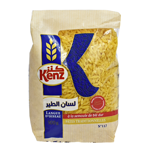 Pâtes Langue d'oiseau 500g - KENZ