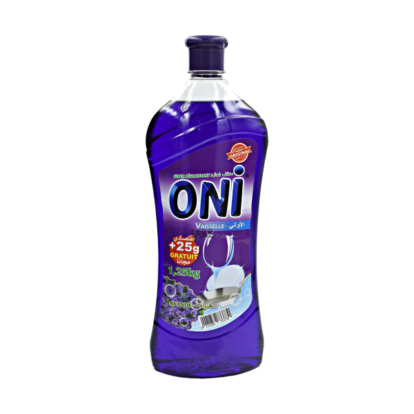 Liquide vaisselle lavande 1,25L - ONI