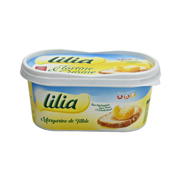 Margarine de table en barquette 400g - LILIA