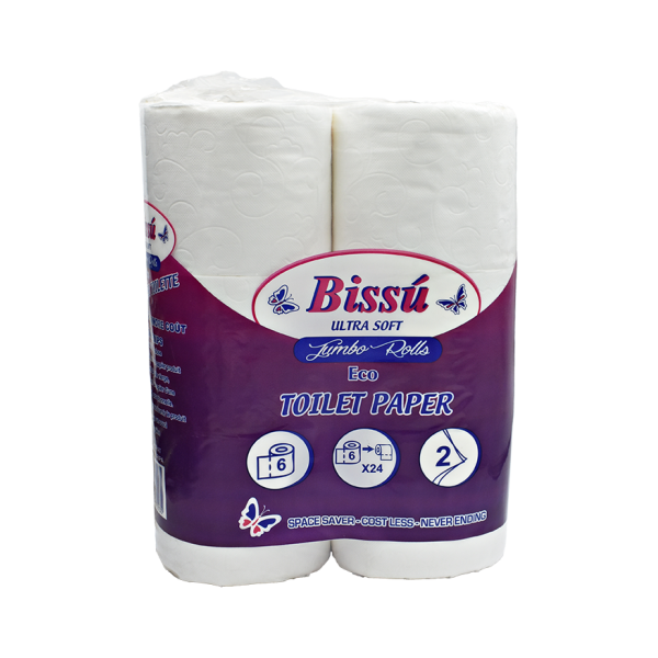 Papier toilette Jumbo ultra soft 6 rouleaux  - BISSU