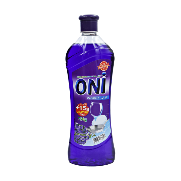 Liquide vaisselle lavande 750g - ONI