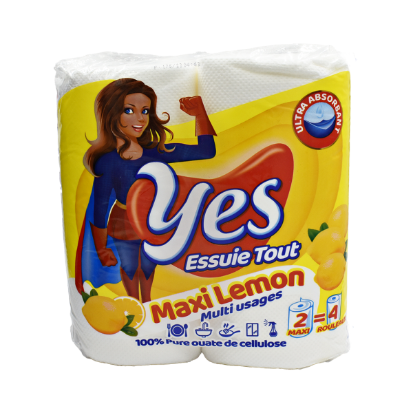 Essuie-tout Maxi Lemon Multi usages x2 - YES