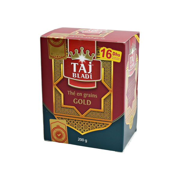 Thé vert en grains Gold 200g - TAJ BLADI