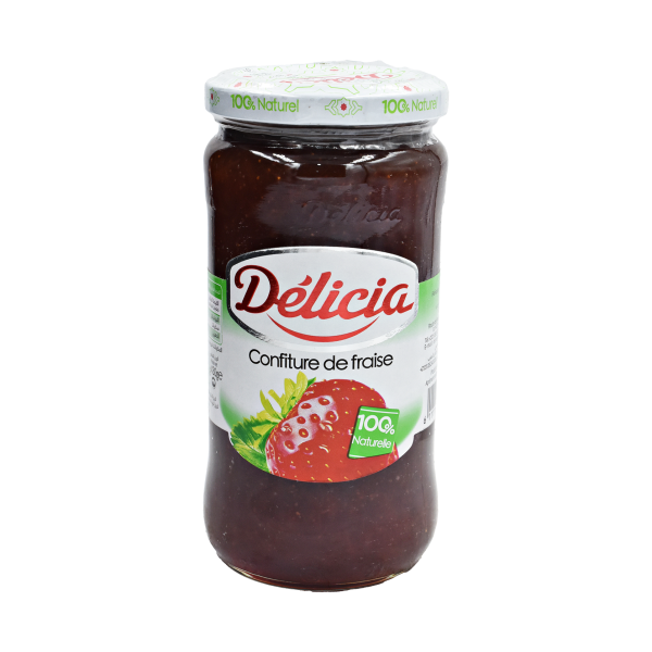 Confiture de fraise 430g - DÉLICIA