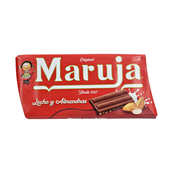 Tablette de chocolat au lait et amandes Original 150g - MARUJA