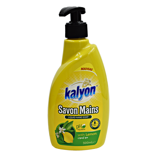 Savon mains liquide au citron 500ml - KALYON