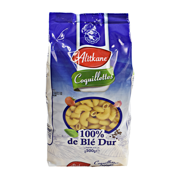 Pâtes Coquillettes 500g - ALITKANE