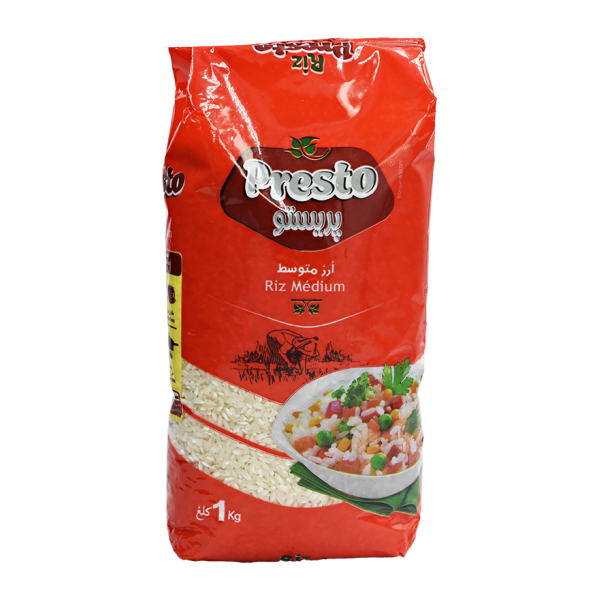 Riz médium 1Kg - PRESTO