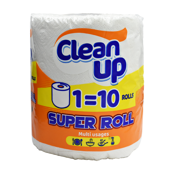 Essuie-Tout super roll 1 Rouleau - CLEAN UP