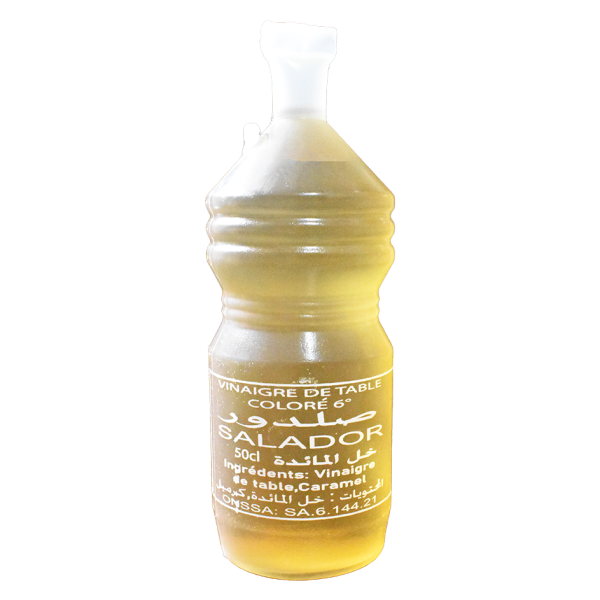 Vinaigre de table coloré 50cl - SALADOR