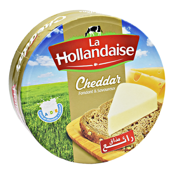 Fromage fondu cheddar 24 portions - LA HOLLANDAISE