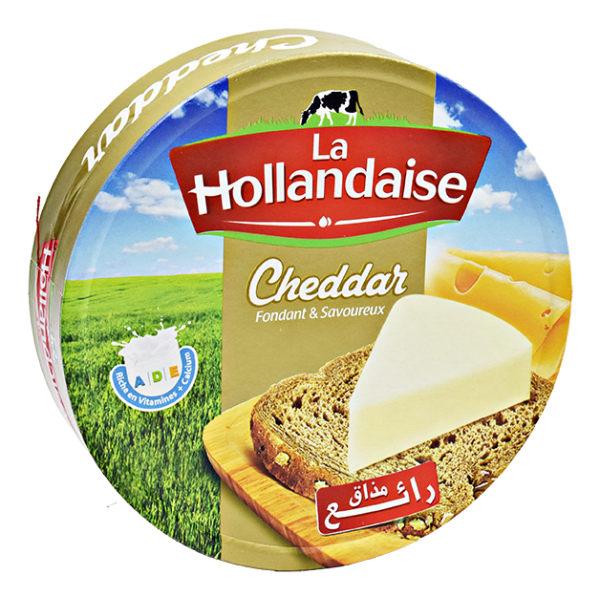 Fromage fondu cheddar 16 portions - LA HOLLANDAISE